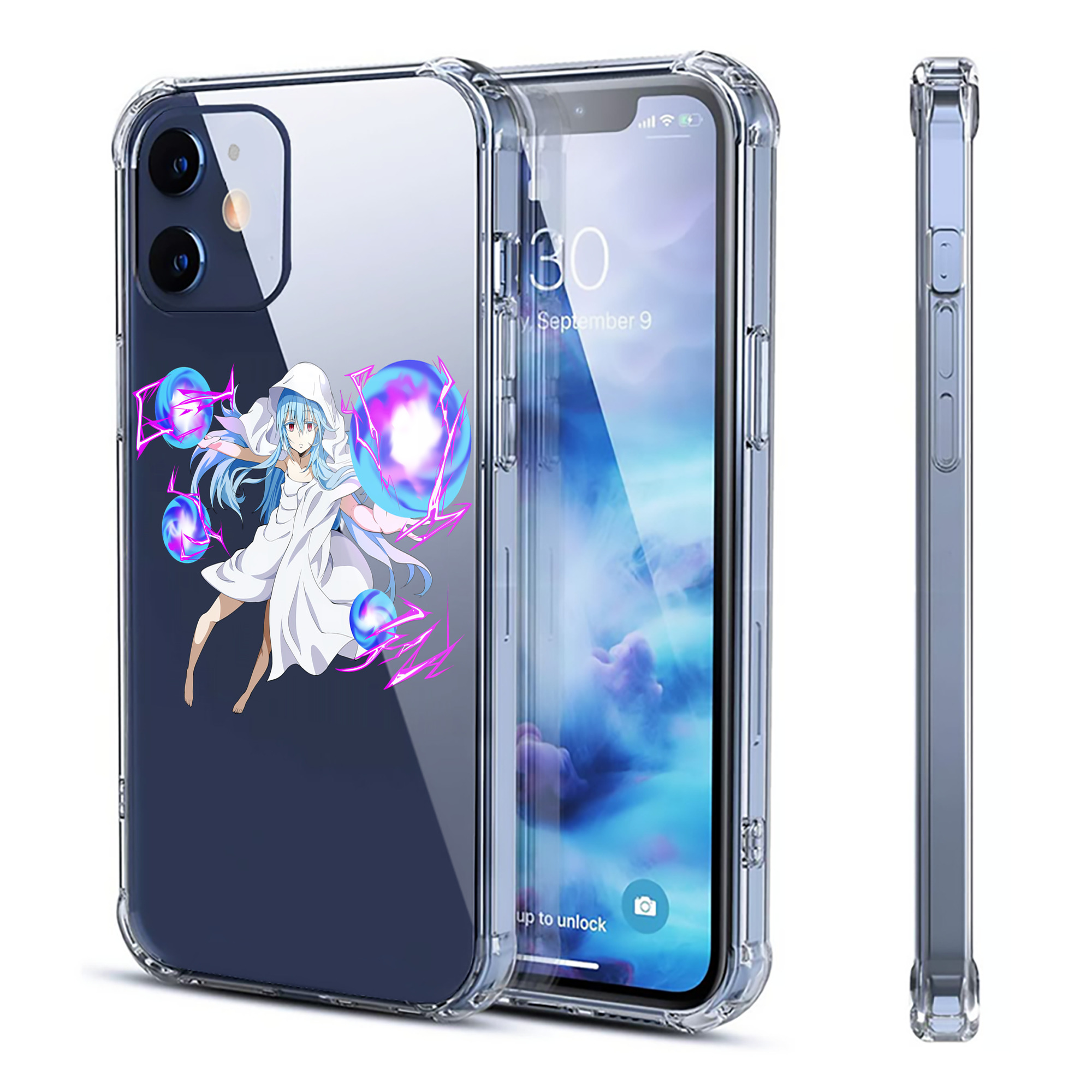 （画像用） 転スラ Regarding Reincarnated to Slime 【iPhone 12シリーズ対応】透明スマホケース（クリアソフトケース）